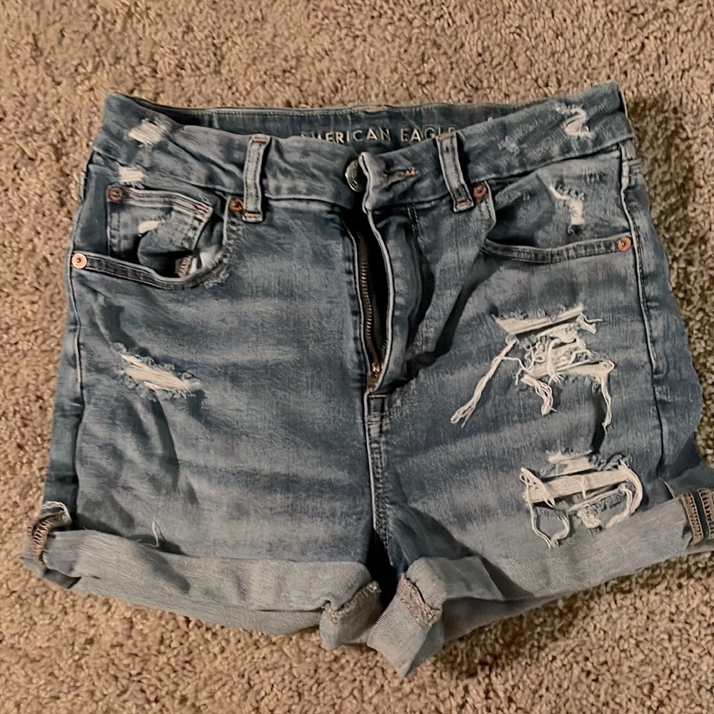 American Eagle Hi-Rise Mom Shorts